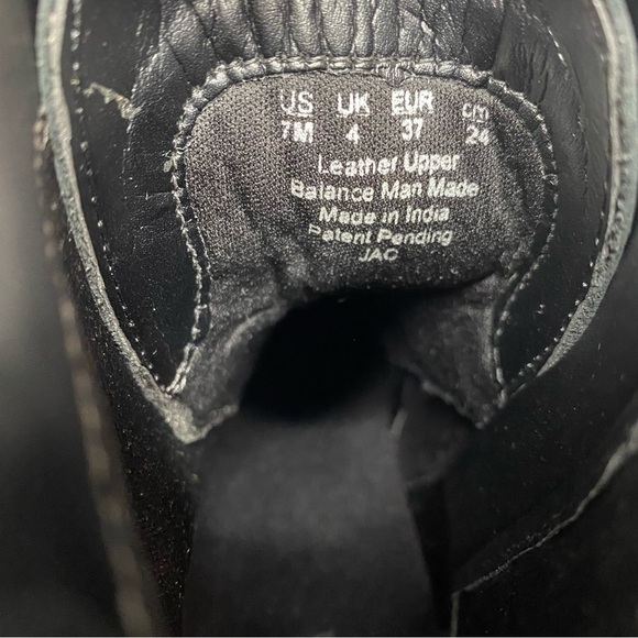 Naturalizer Jac Lace Up Black Leather Boot 7M - Picture 11 of 14